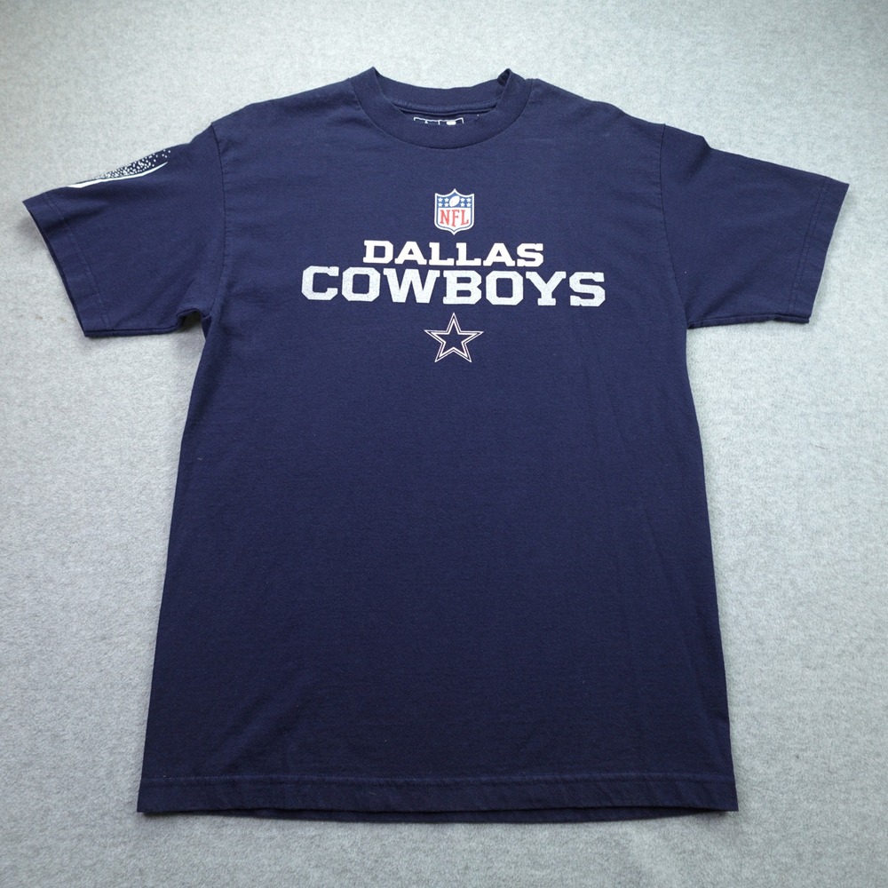 Dallas Cowboys Shirt Mens S Navy Blue Graphic Team Apparel Football NFL